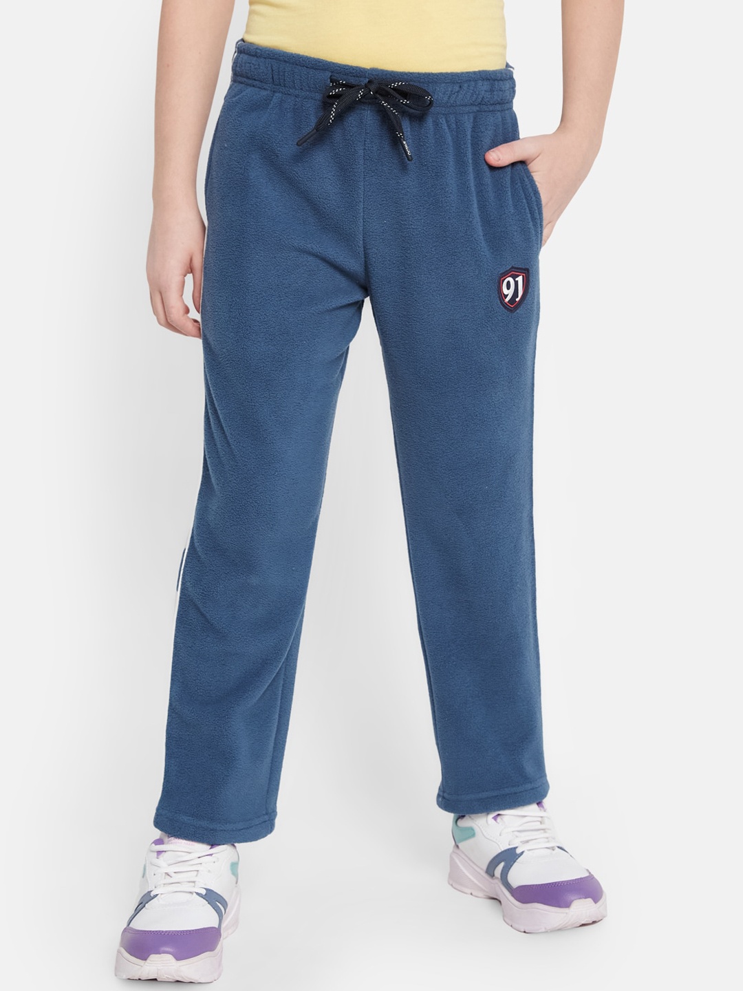 

Octave Boys Fleece Mid-Rise Track Pants, Blue