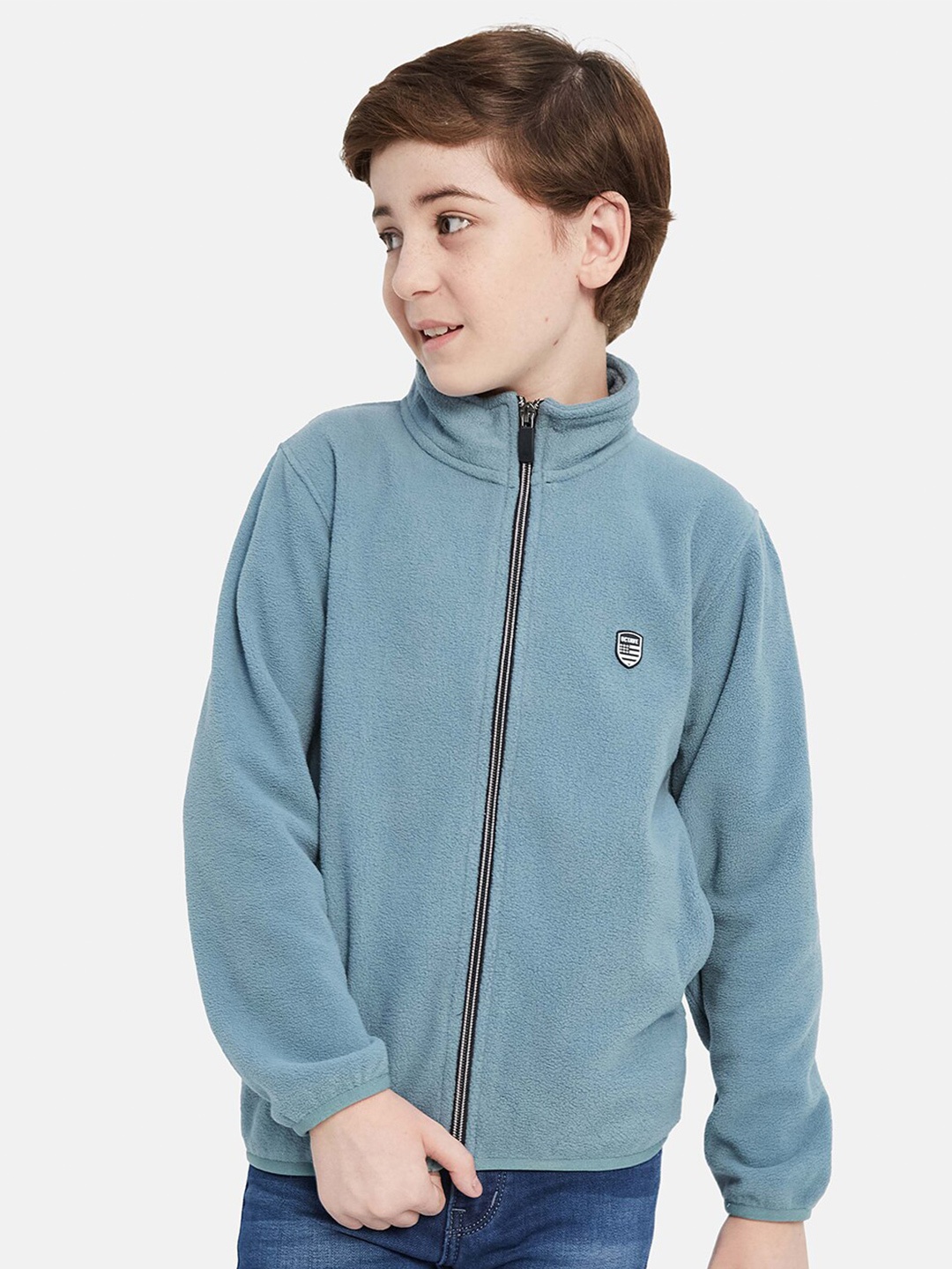 

Octave Boys Mock Collar Long Sleeves Fleece Sweatshirt, Blue