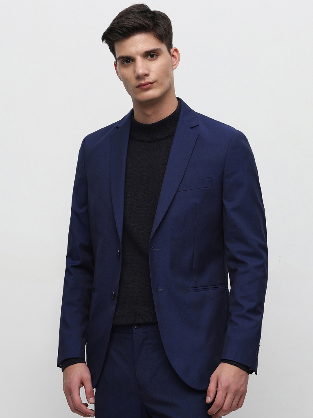 

SELECTED Single-Breasted Slim-Fit Formal Blazer, Blue