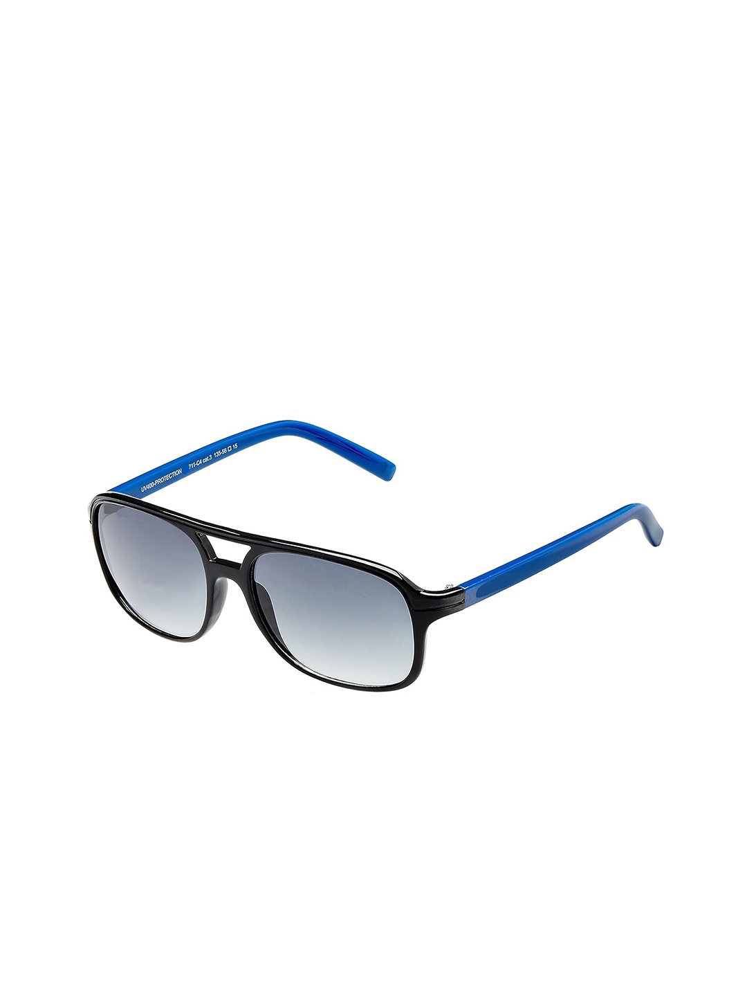 

SUNNIES Unisex Rectangle Sunglasses With UV Protected Lens, Black