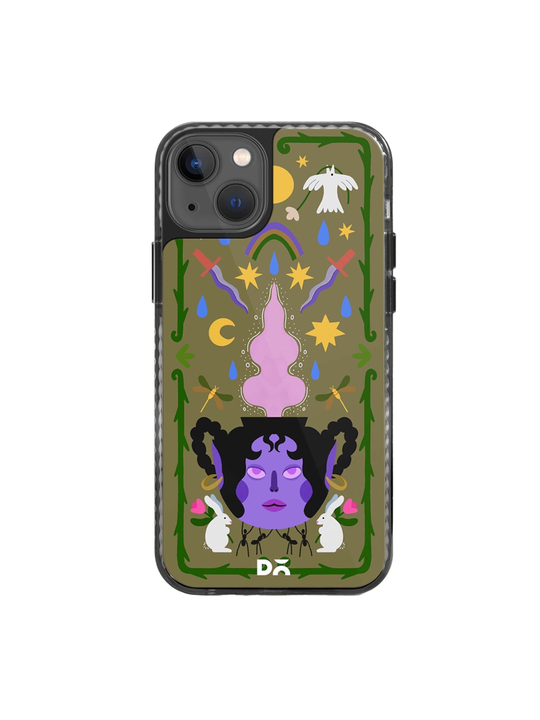 

DailyObjects Stride 2.0 iPhone 14 Plus Back Case, Olive