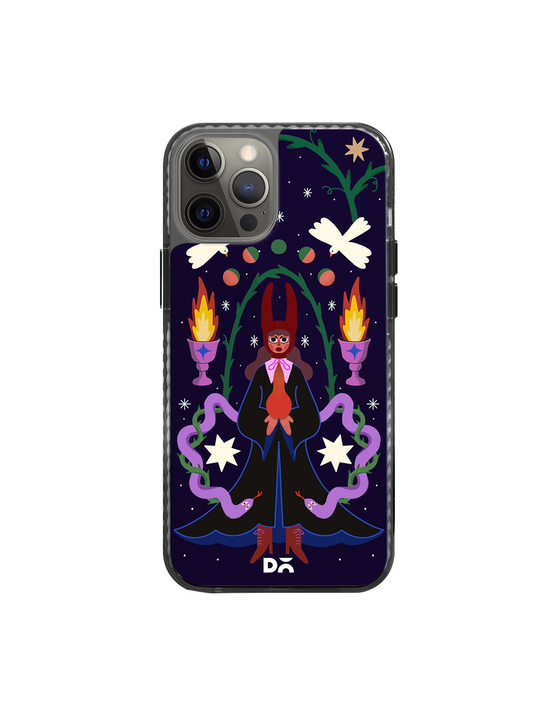 

DailyObjects Printed Stride 2.0 Impact Resistant iPhone 12 Pro Max Back Case, Navy blue