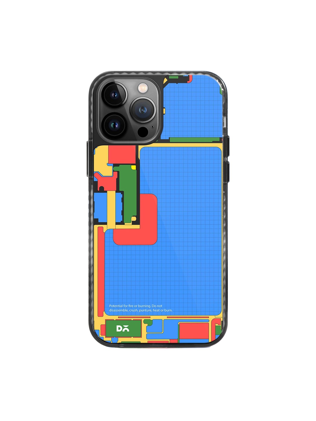 

DailyObjects Stride 2.0 iPhone 13 Pro Max Back Case, Blue