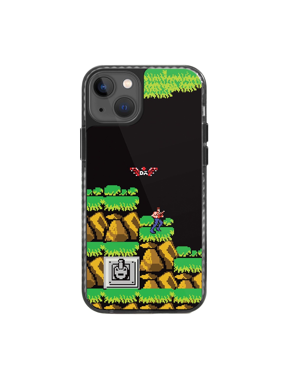 

DailyObjects Stride 2.0 Printed iPhone 13 Mini Back Case, Black