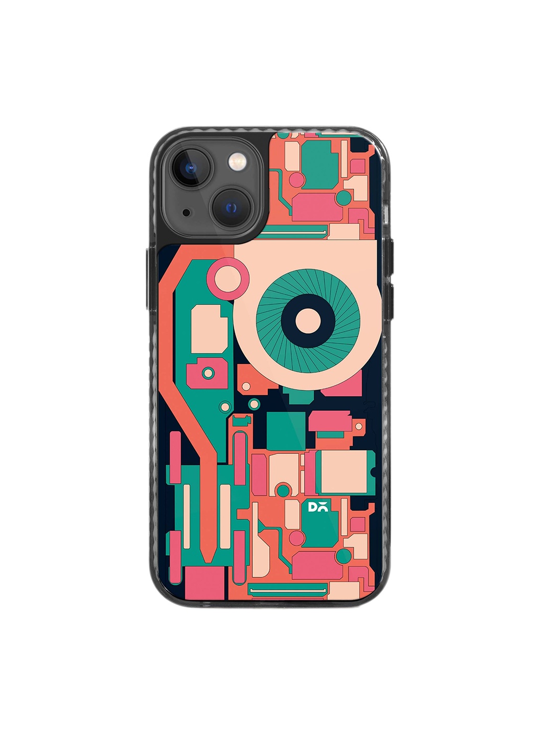 

DailyObjects Impact Resistant Stride 2.0 iPhone 13 Mini Back Case, Black