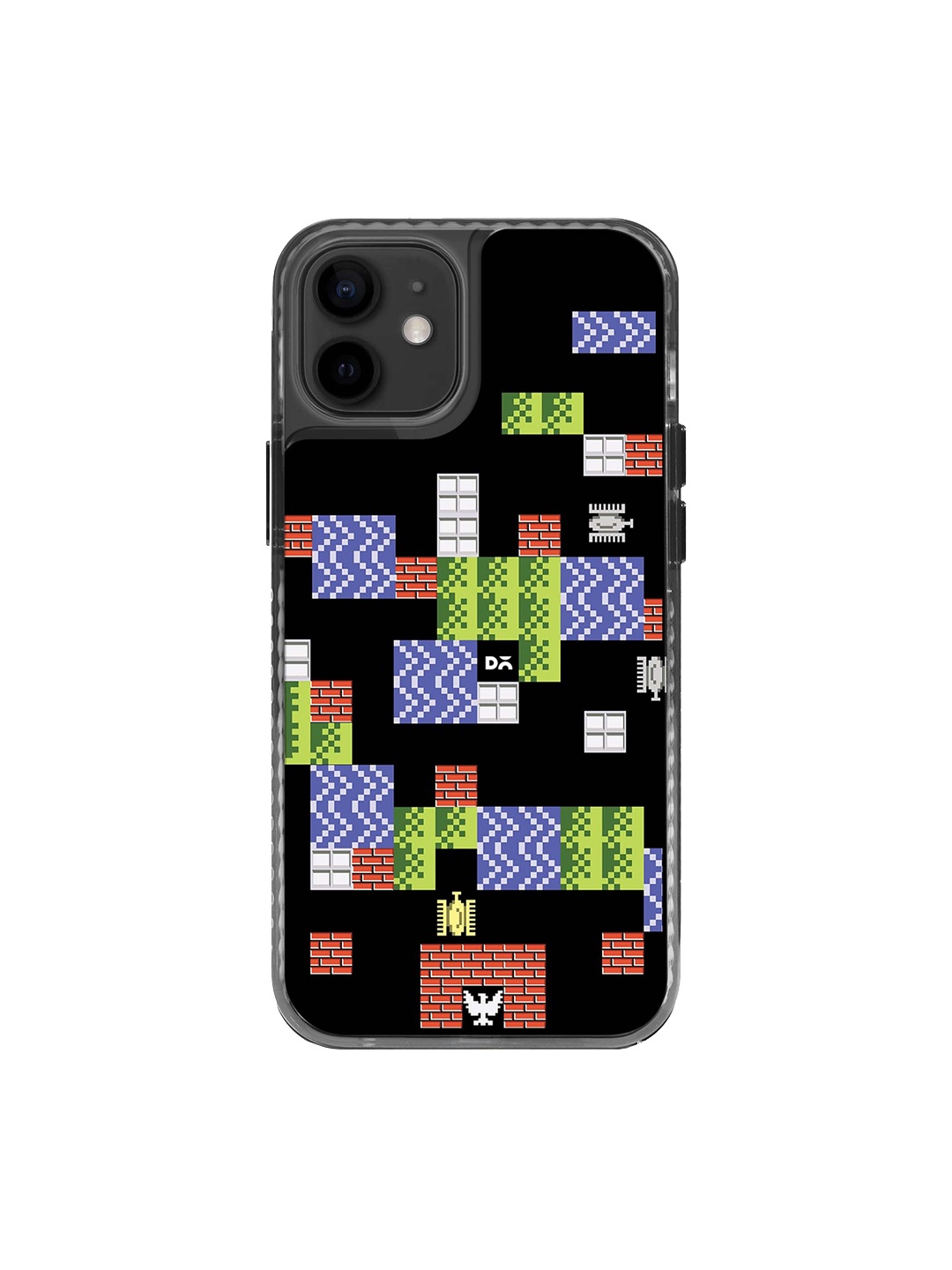 

DailyObjects Quirky Printed Stride 2.0 iPhone 12 Magsafe Compatible Back Case, Black