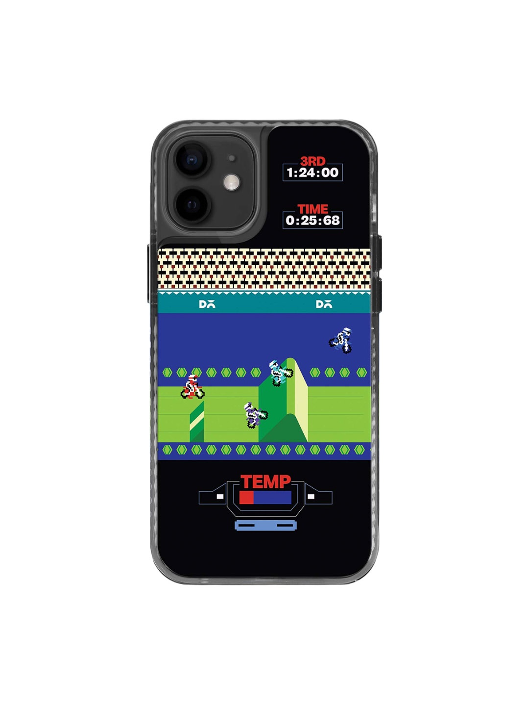 

DailyObjects Stride 2.0 iPhone 12 Back Case, Black