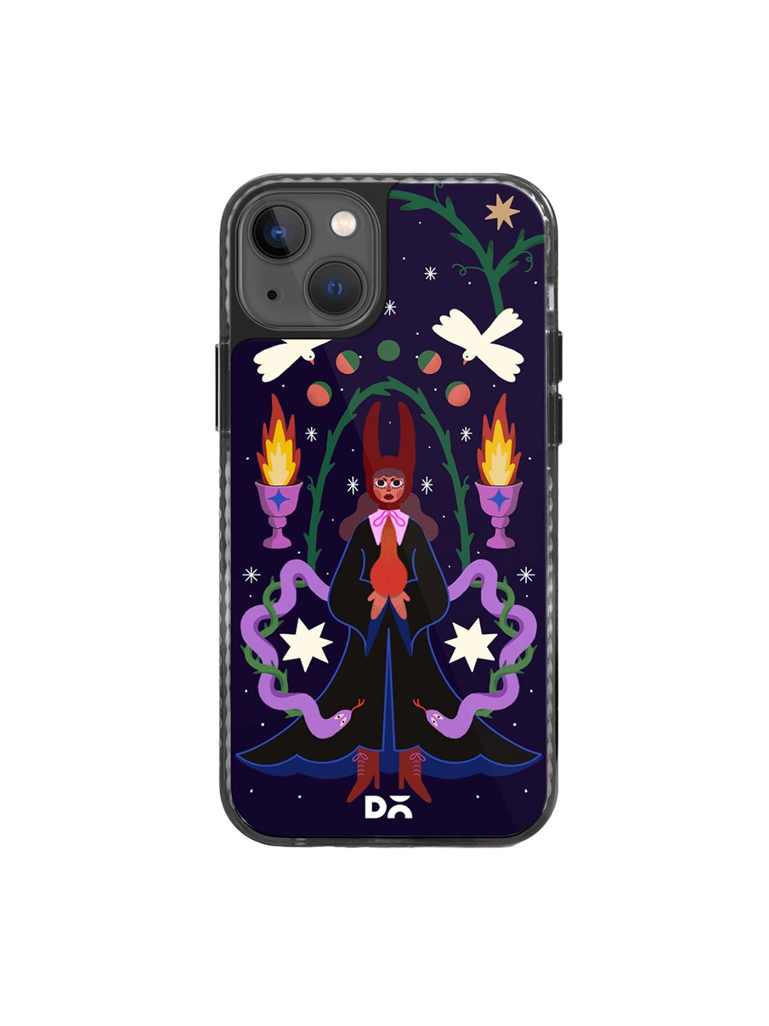 

DailyObjects Stride Impact Resistant 2.0 iPhone 13 Back Case, Black