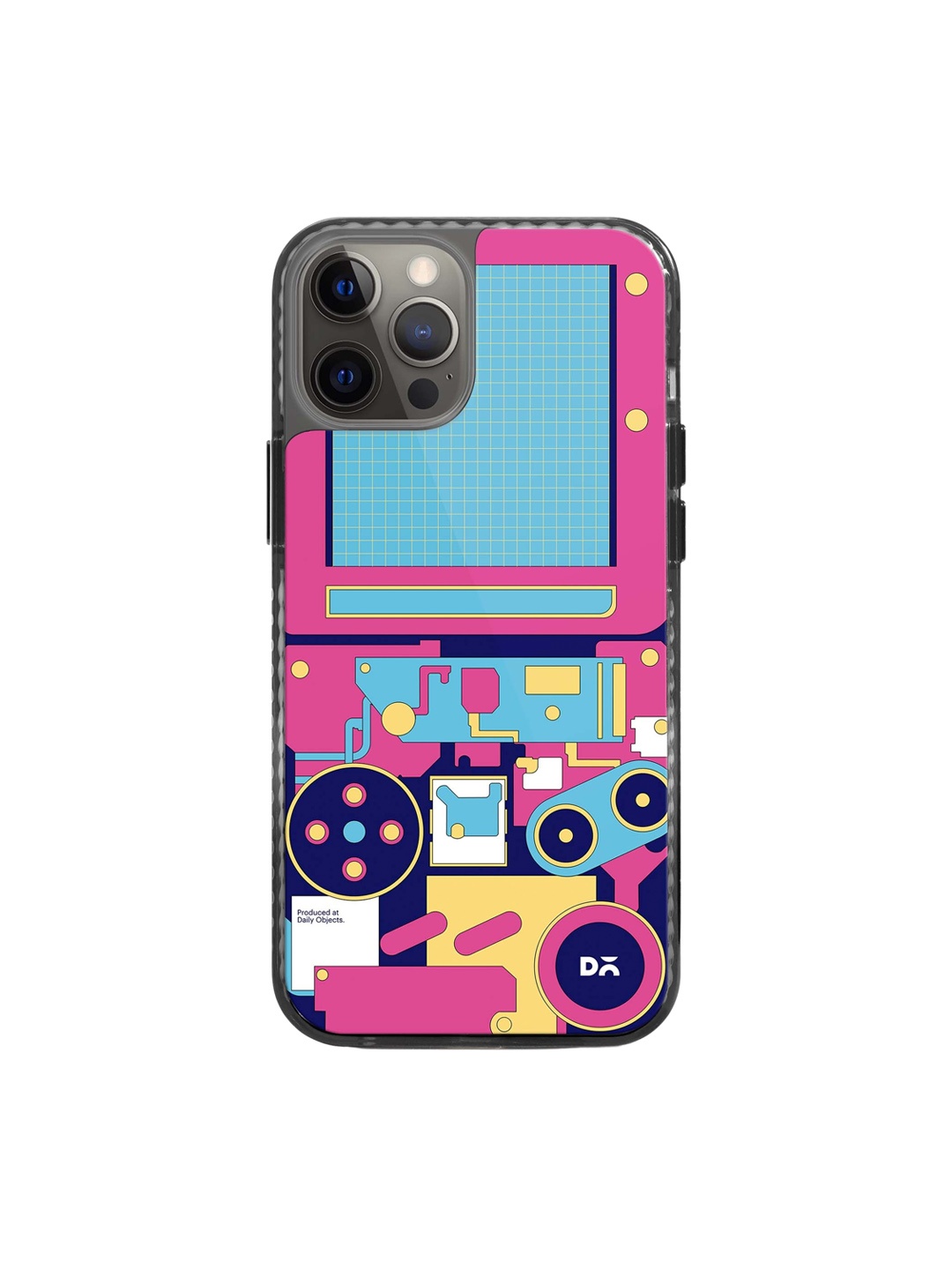 

DailyObjects Quirky Printed Impact Resistant iPhone 12 Pro Max Phone Back Cover, Pink