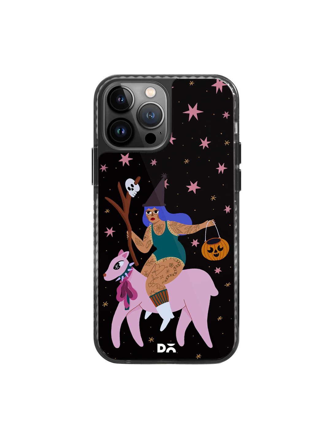 

DailyObjects Graphic Printed Stride 2.0 iPhone 14 Pro Back Case, Black