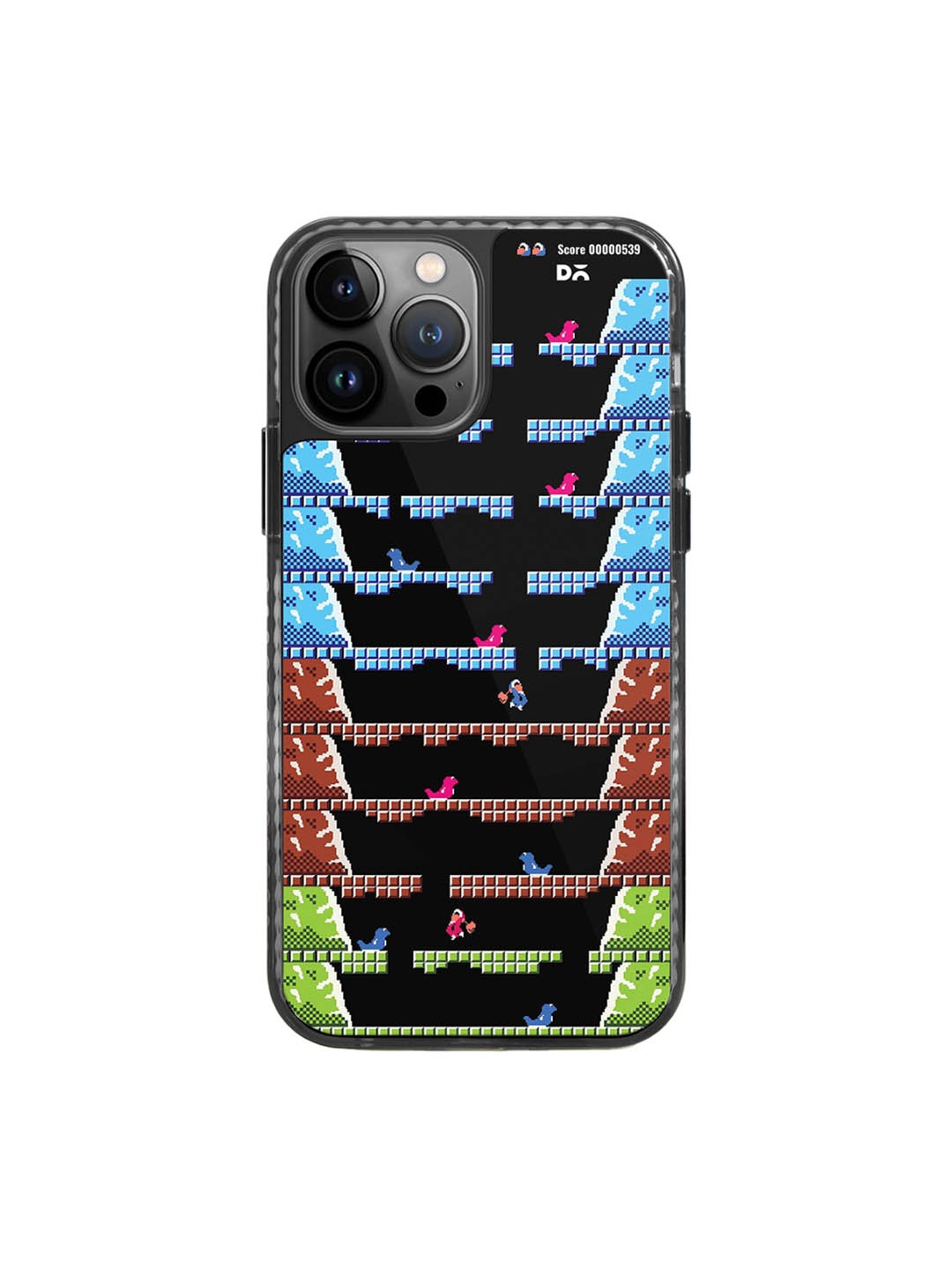 

DailyObjects Printed Impact Resistant iPhone 14 Pro Phone Back Cover, Black