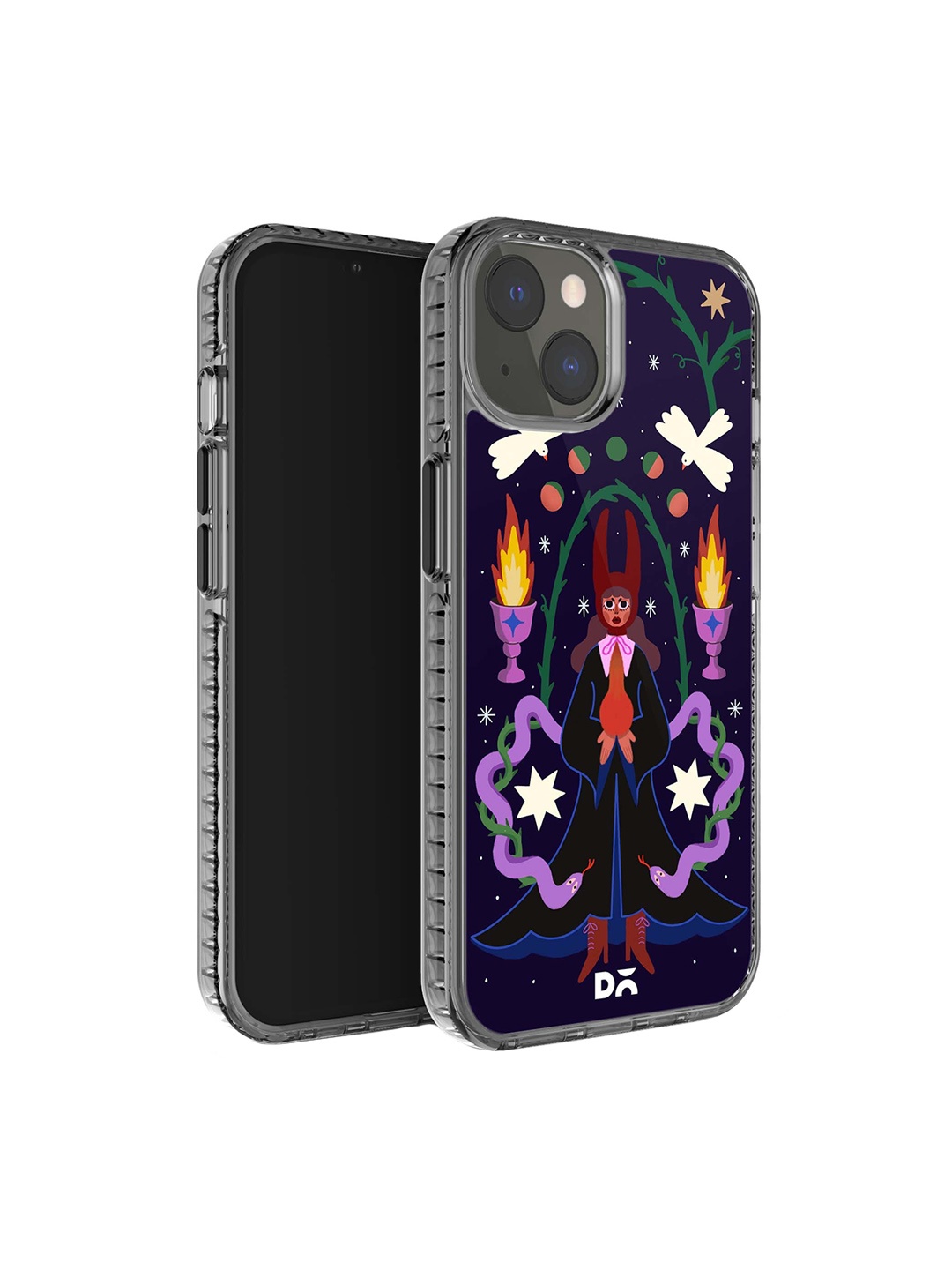 

DailyObjects Quirky Printed Stride 2.0 iPhone 114 Plus Back Case, Purple