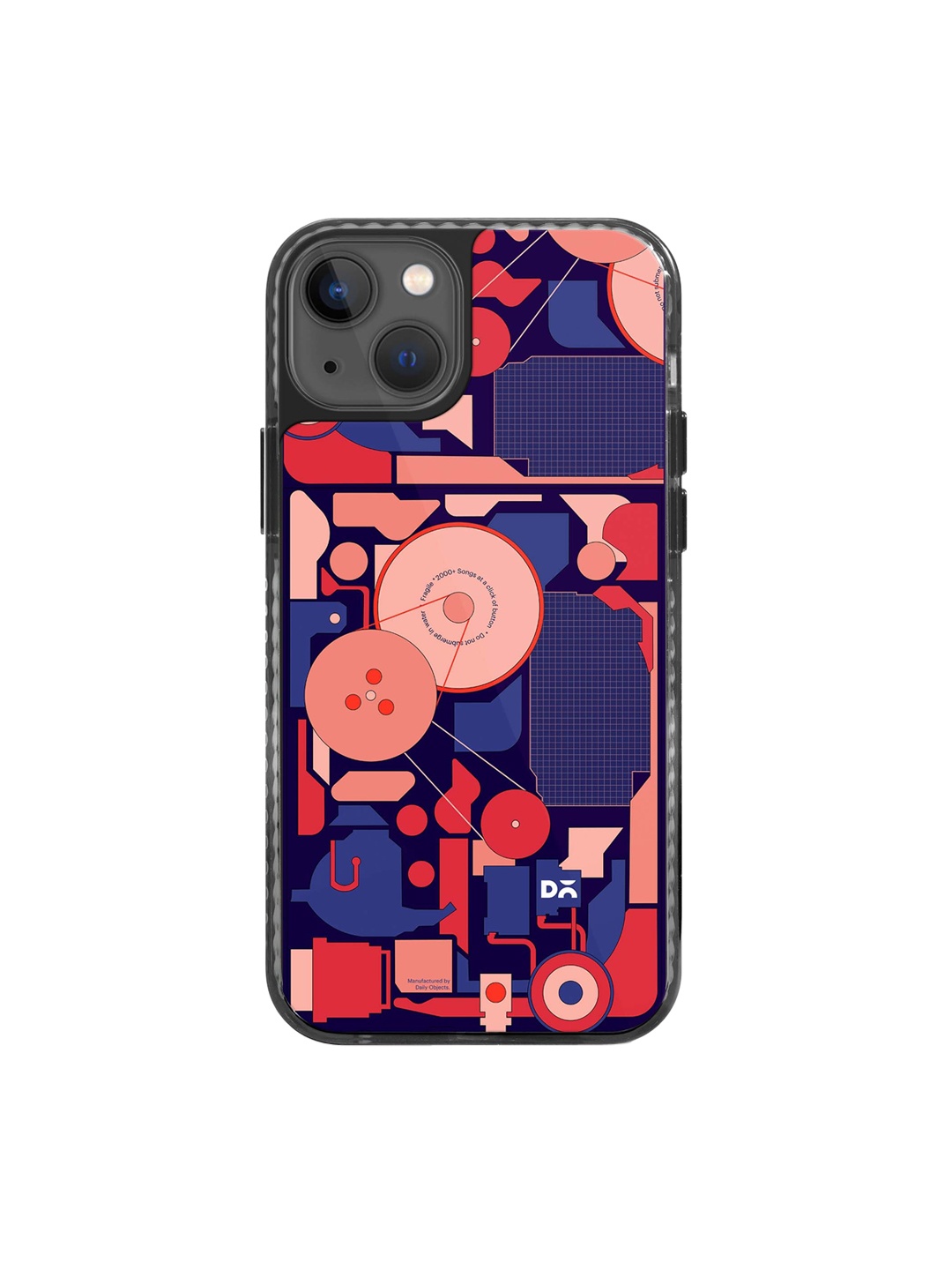 

DailyObjects Stride 2.0 Impact Resistant iPhone 14 Plus Back Case, Blue