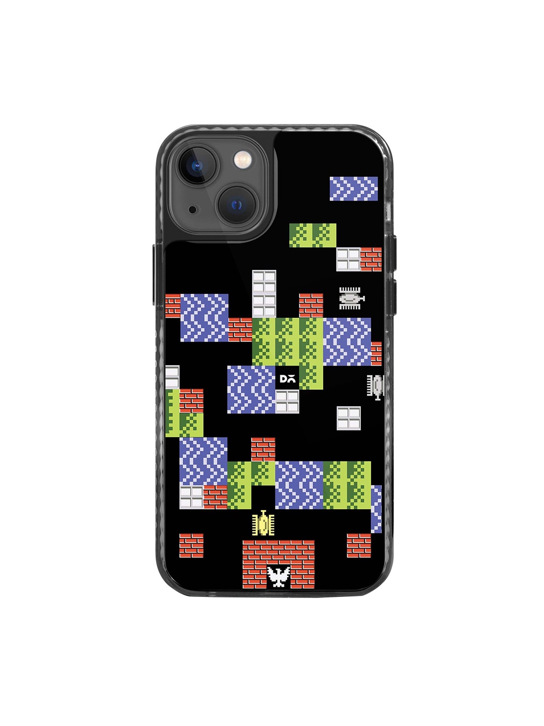 

DailyObjects Printed iPhone 14 Plus Back Case, Black