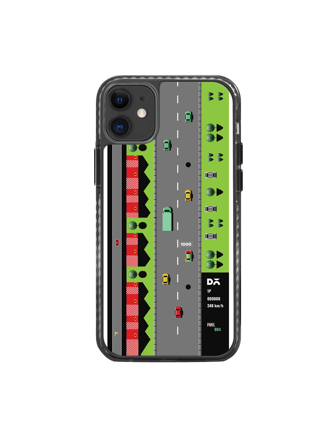 

DailyObjects Road Rage Stride 2.0 Printed Impact Resistant iPhone 11 Phone Back Cover, Green