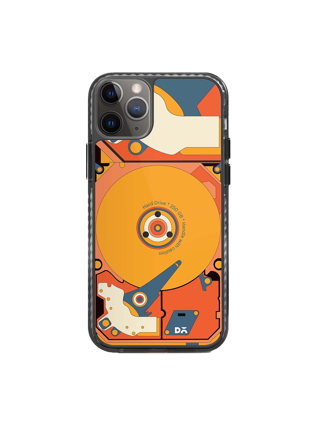 

DailyObjects Printed Impact Resistant iPhone 11 Pro Max Phone Back Cover, Yellow