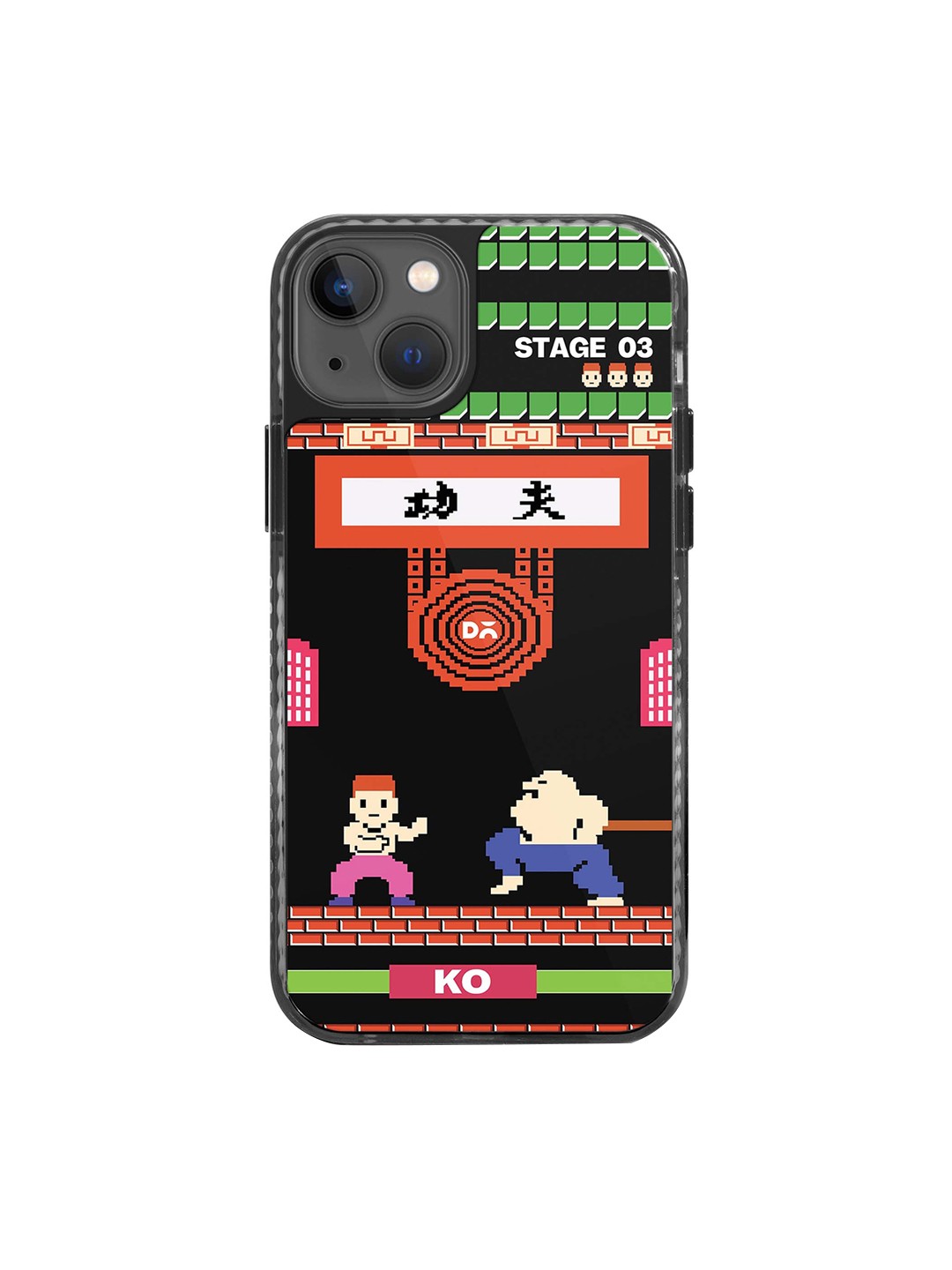 

DailyObjects Graphic Printed Stride 2.0 iPhone 13 Mini Back Case, Black