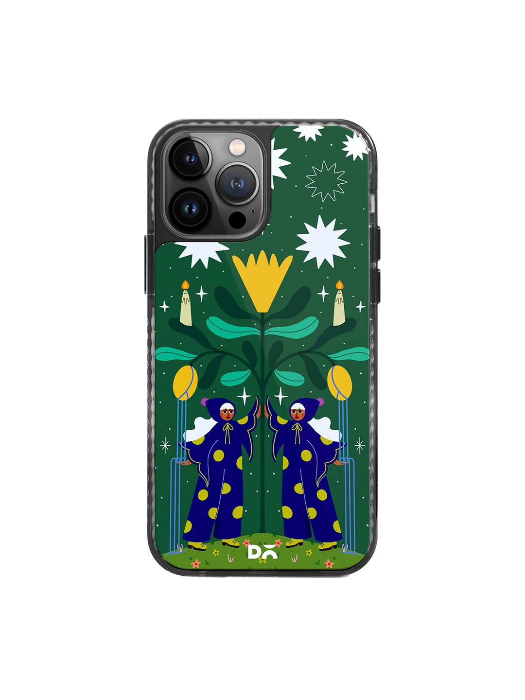 

DailyObjects Stride 2.0 Quirky Printed Impact Resistant iPhone 13 Pro Max Back Case, Green