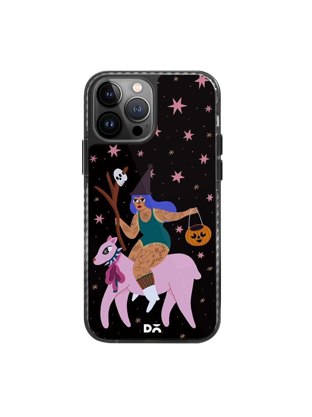 

DailyObjects Graphic Printed Stride 2.0 Impact Resistant iPhone 14 Pro Max Back Case, Black