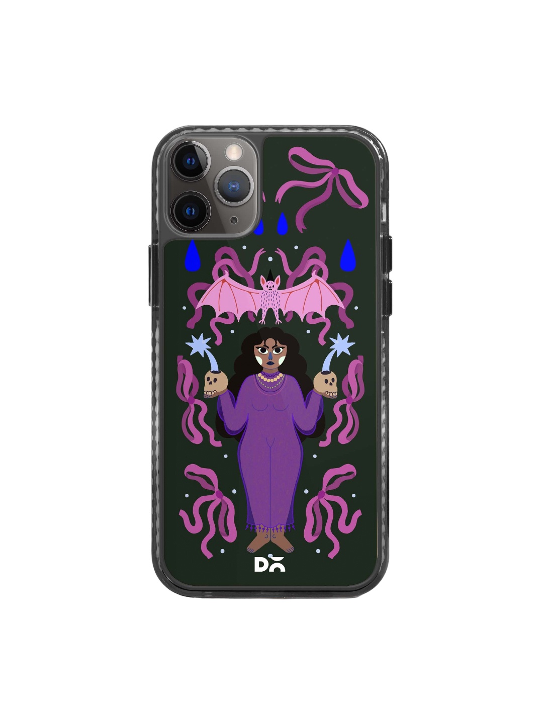 

DailyObjects Witchy Winks Stride 2.0 iPhone 11 Pro Max Back Case, Green