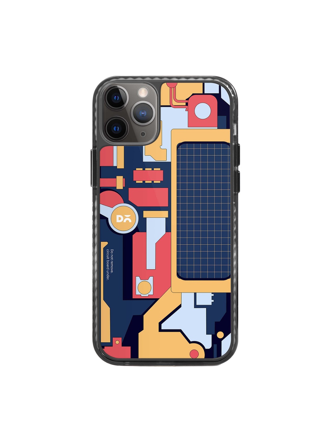 

DailyObjects Printed Impact Resistant iPhone 11 Pro Back Case, Navy blue