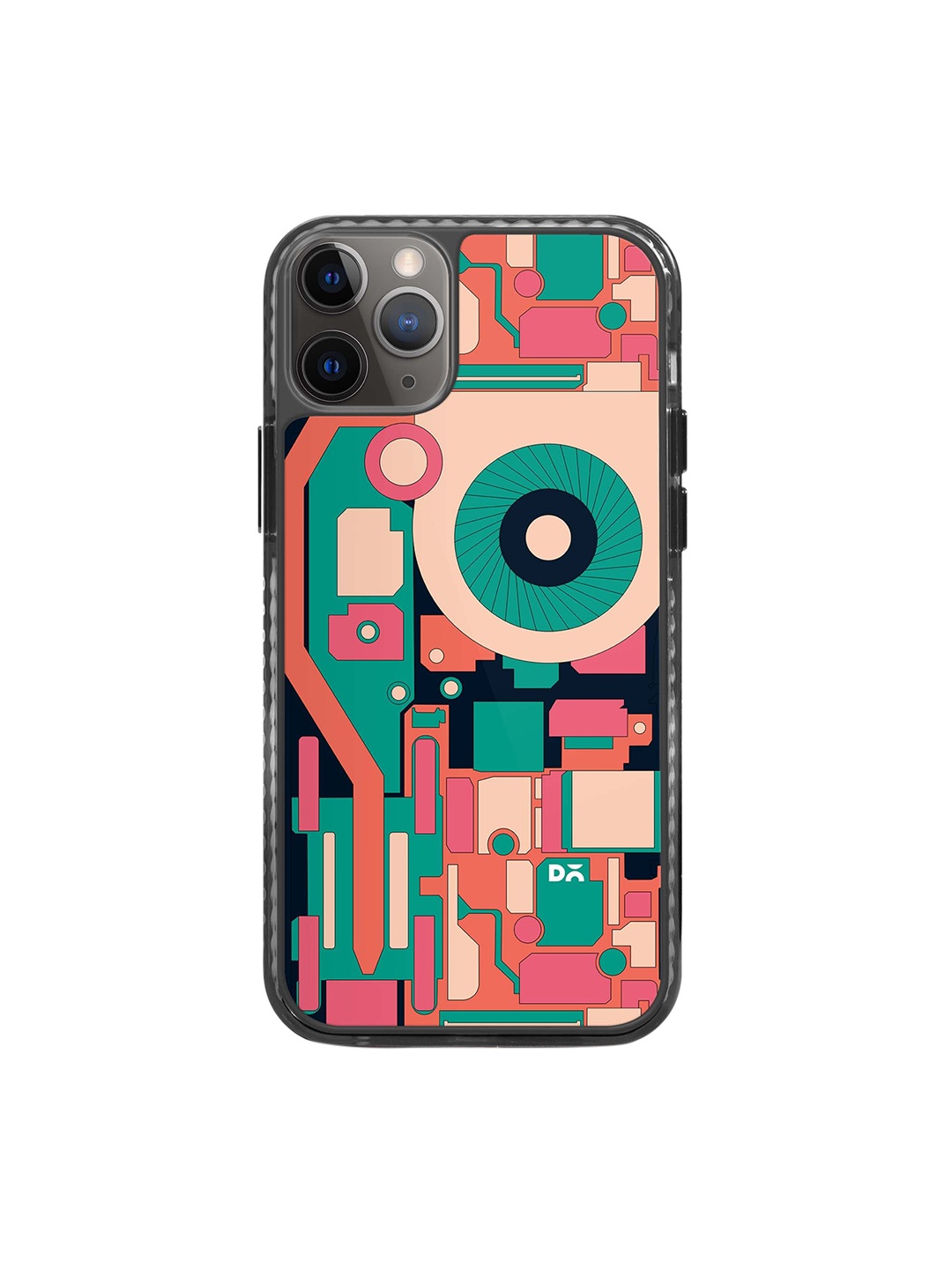 

DailyObjects Stride 2.0 Impact Resistant iPhone 11 Pro Back Case, Black