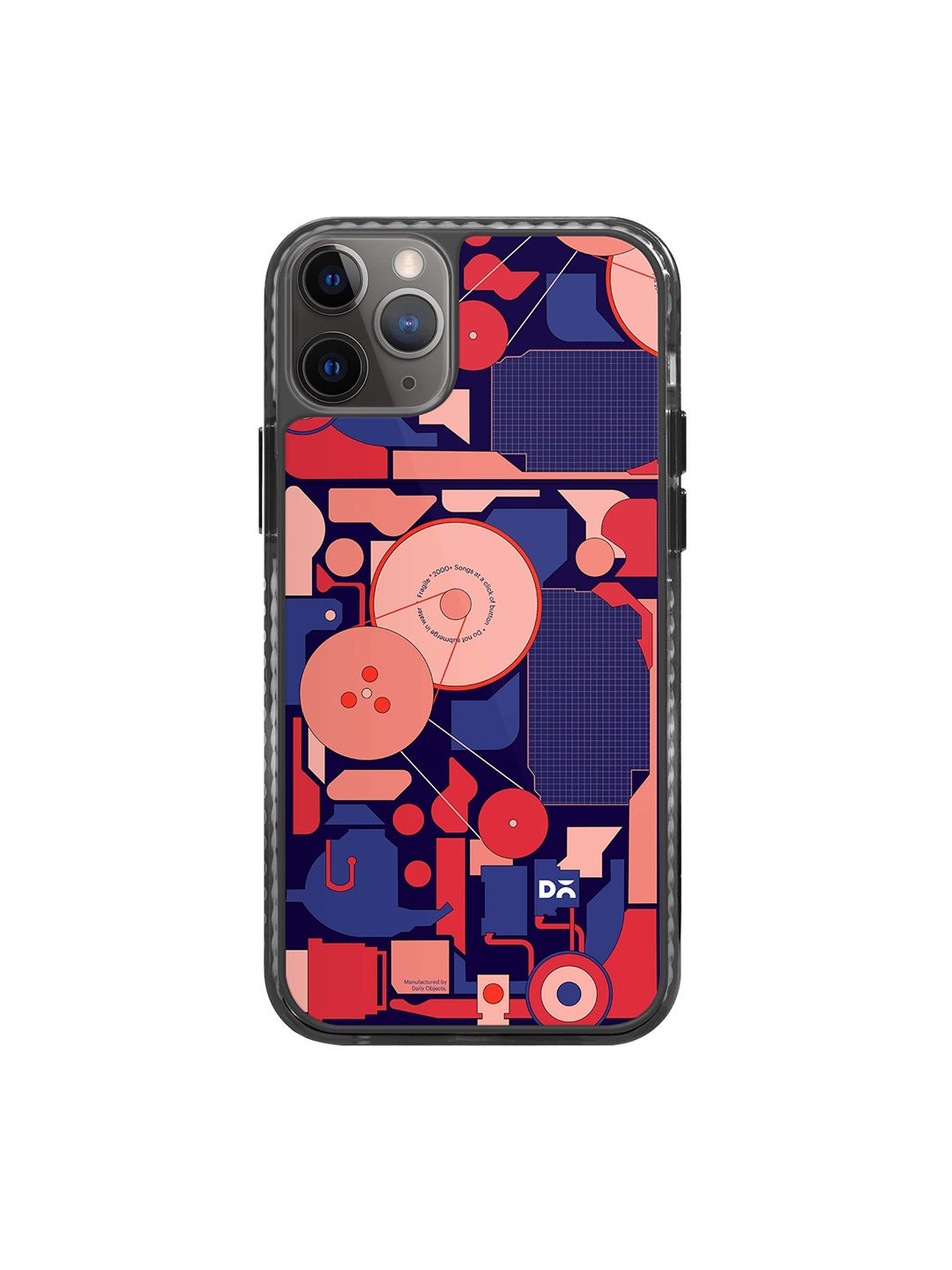 

DailyObjects Printed Impact Resistant iPhone 11 Pro Phone Back Cover, Coral