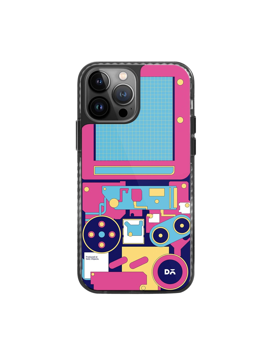 

DailyObjects Quirky Printed Stride 2.0 iPhone 13 Pro Back Case, Pink