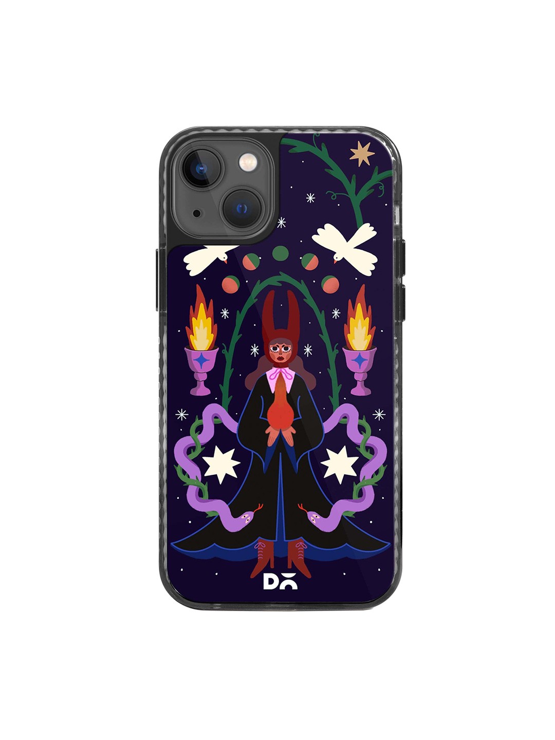 

DailyObjects iPhone 13 Mini Mobile Back Case, Navy blue