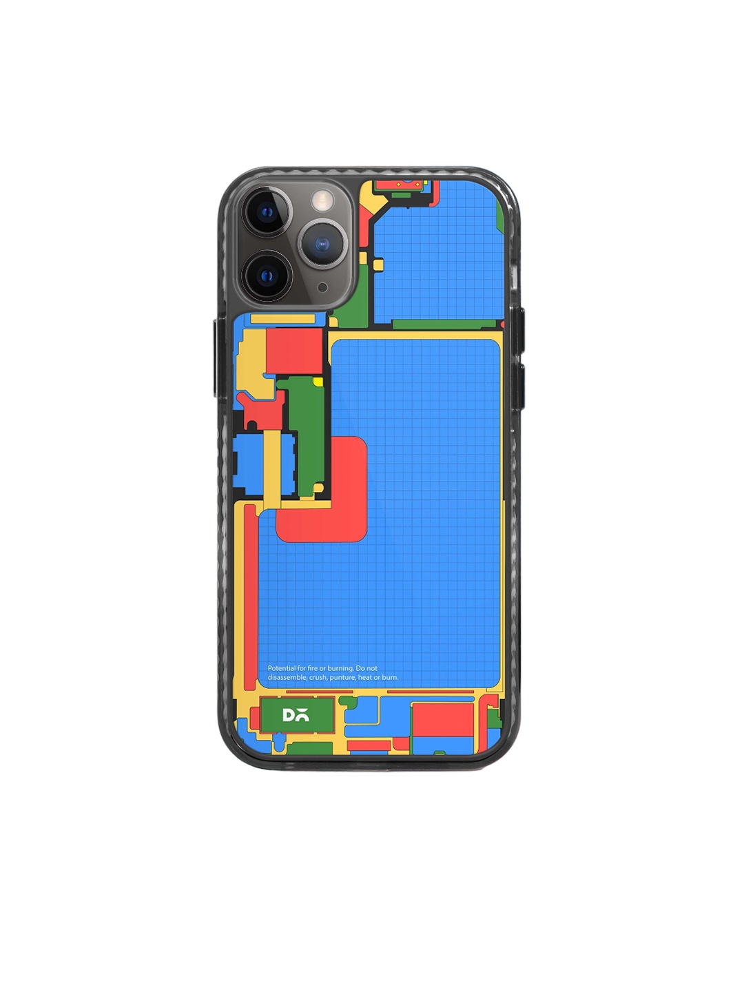 

DailyObjects Printed Impact Resistant iPhone 11 Pro Max Mobile Back Cover, Blue