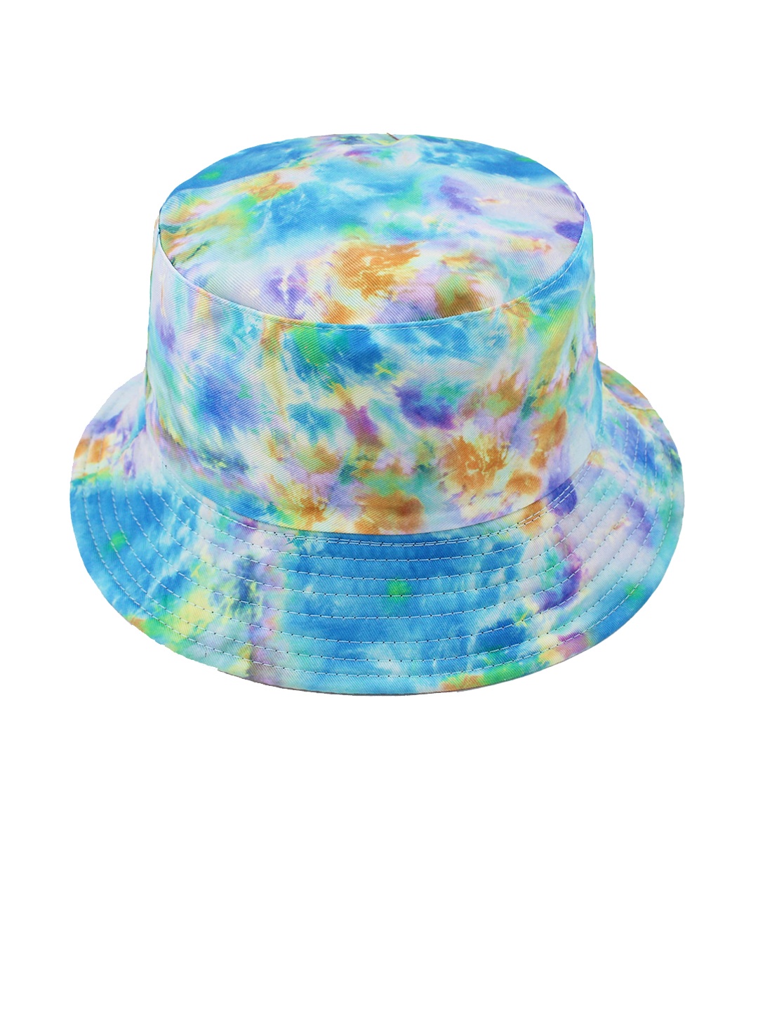

JENNA Unisex Printed Bucket Hat, Blue