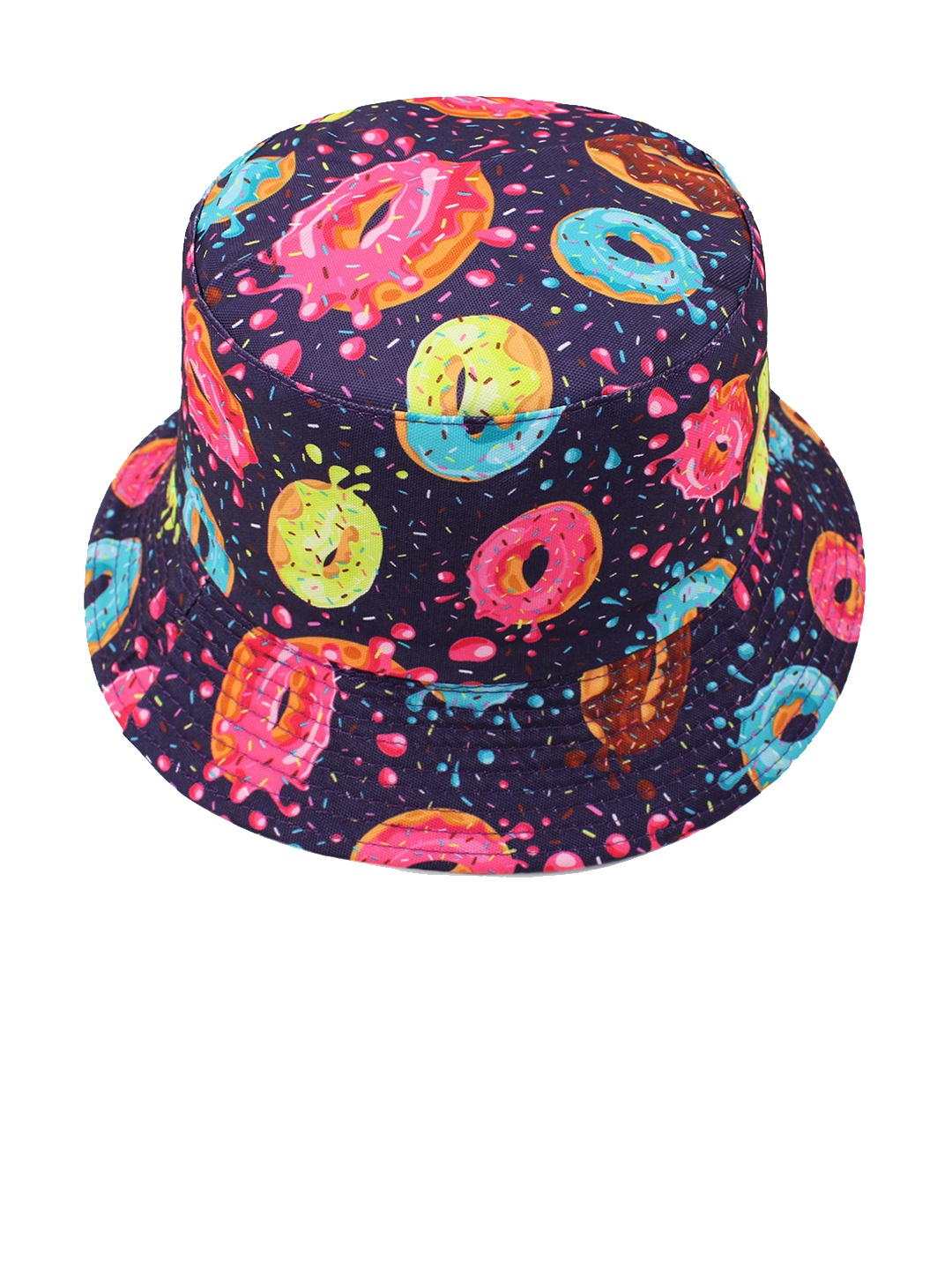 

JENNA Unisex Printed Reversible Bucket Hat, Purple