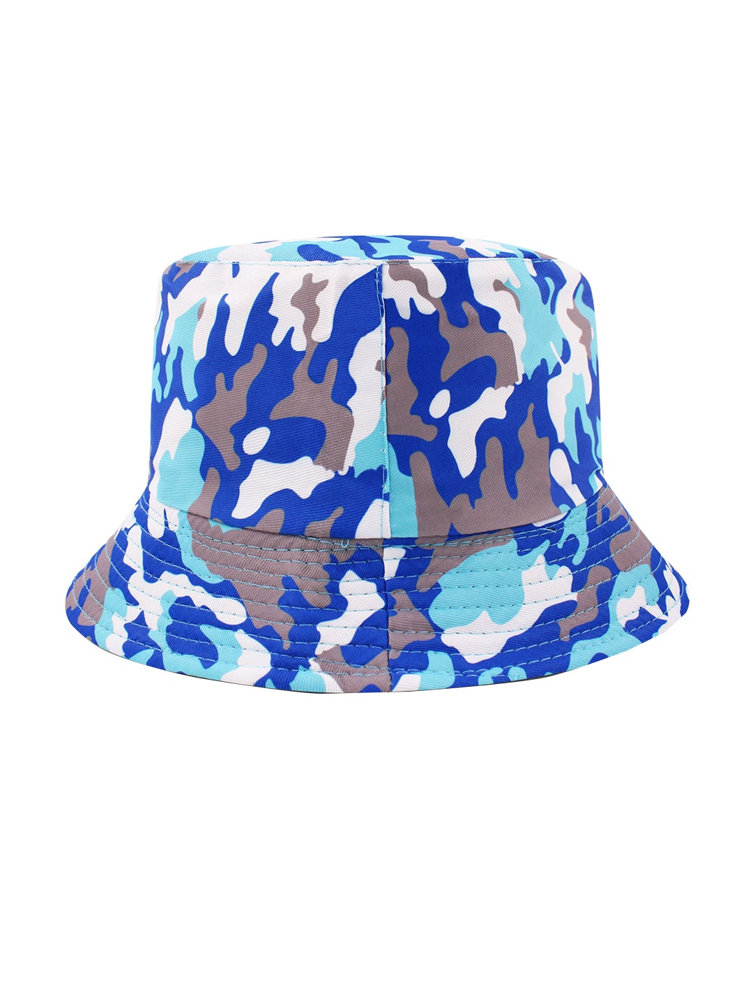 

JENNA Unisex Printed Reversible Bucket Hat, Blue