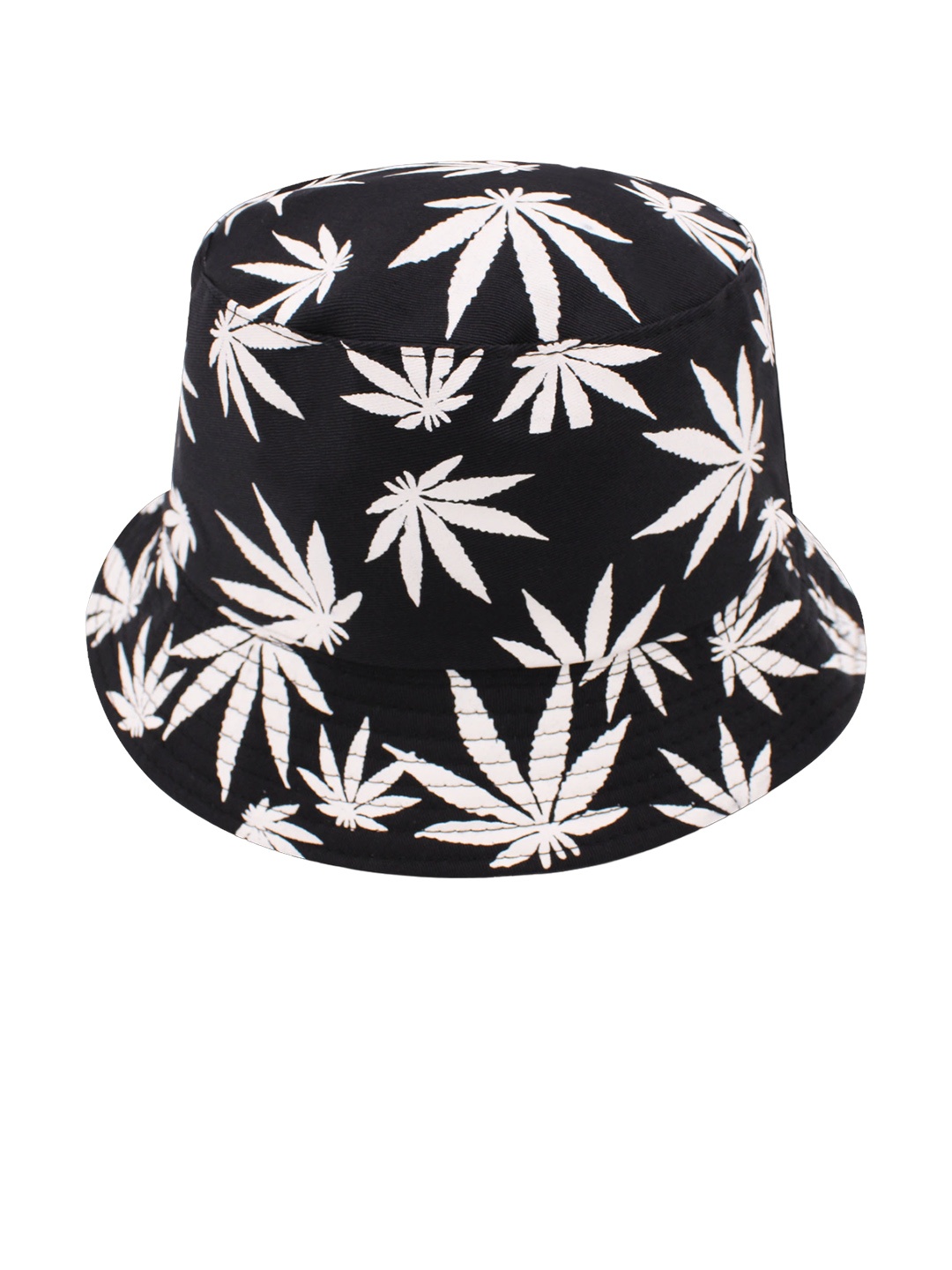 

JENNA Unisex Printed Reversible Bucket Hat, Black