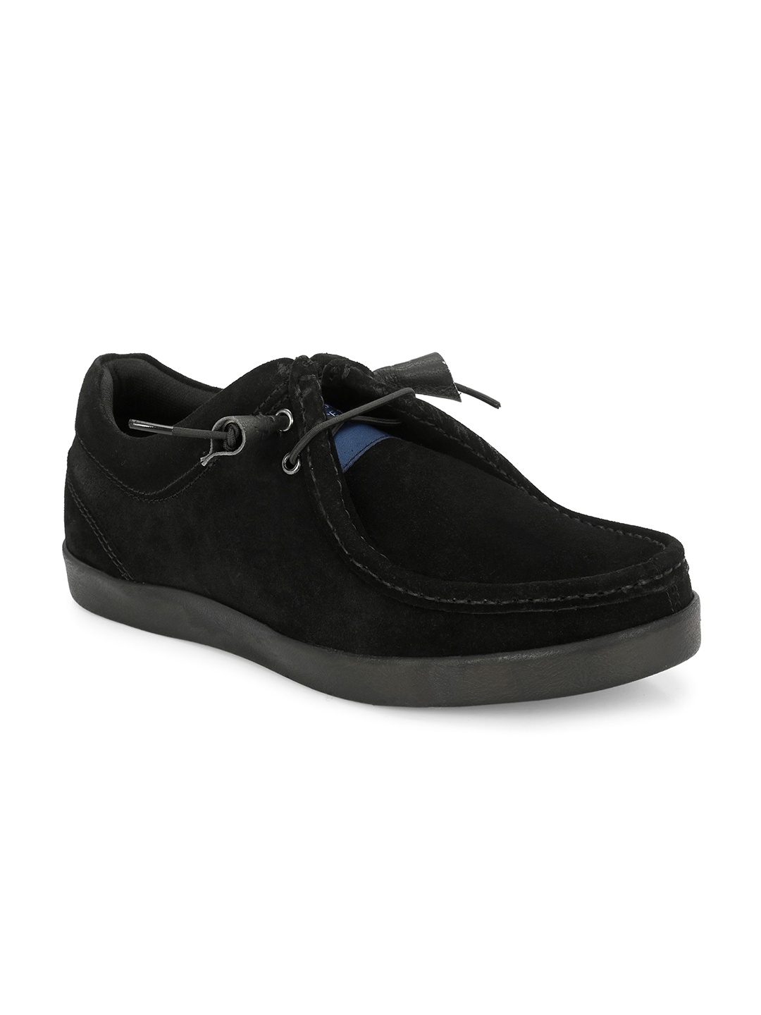

CARLO ROMANO Men Lightweight Suede Lace-Up Sneakers, Black