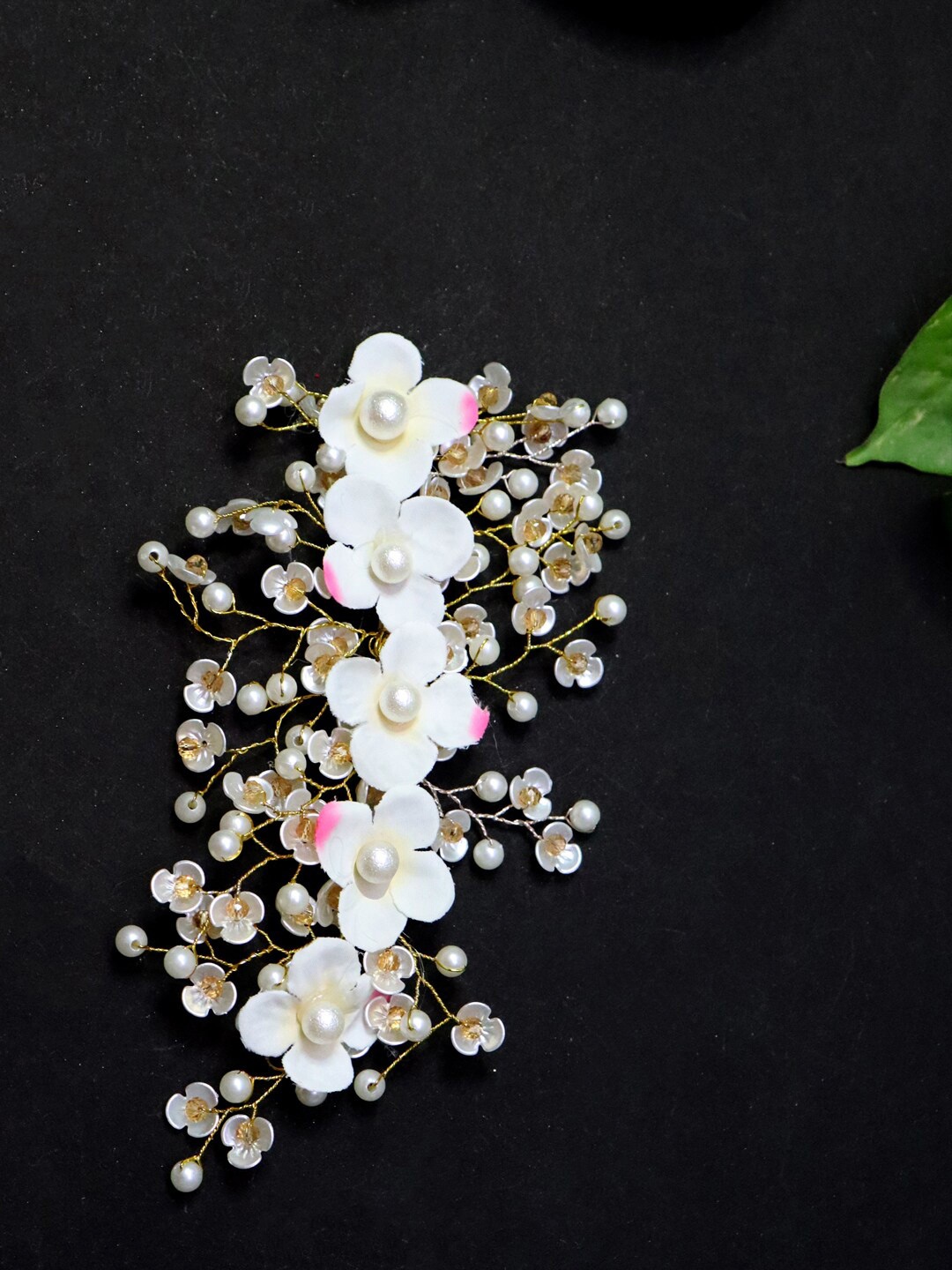 

FIMBUL Floral Embellished Hairband, Gold