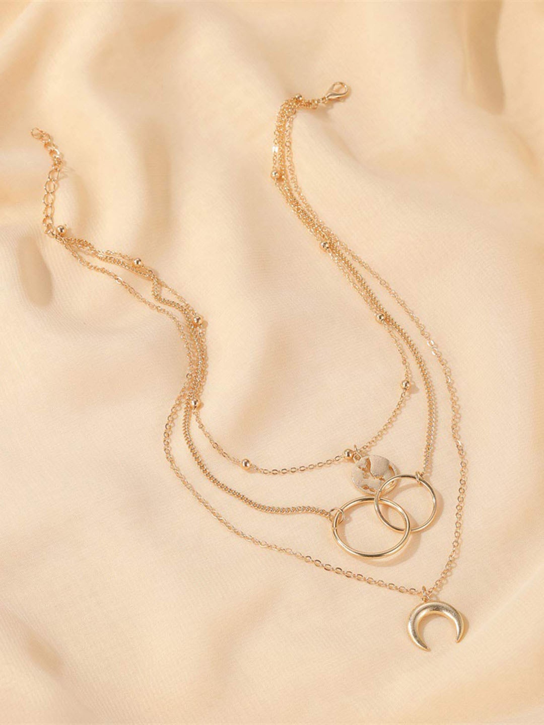 

VAGHBHATT Gold Plated Layered Necklace