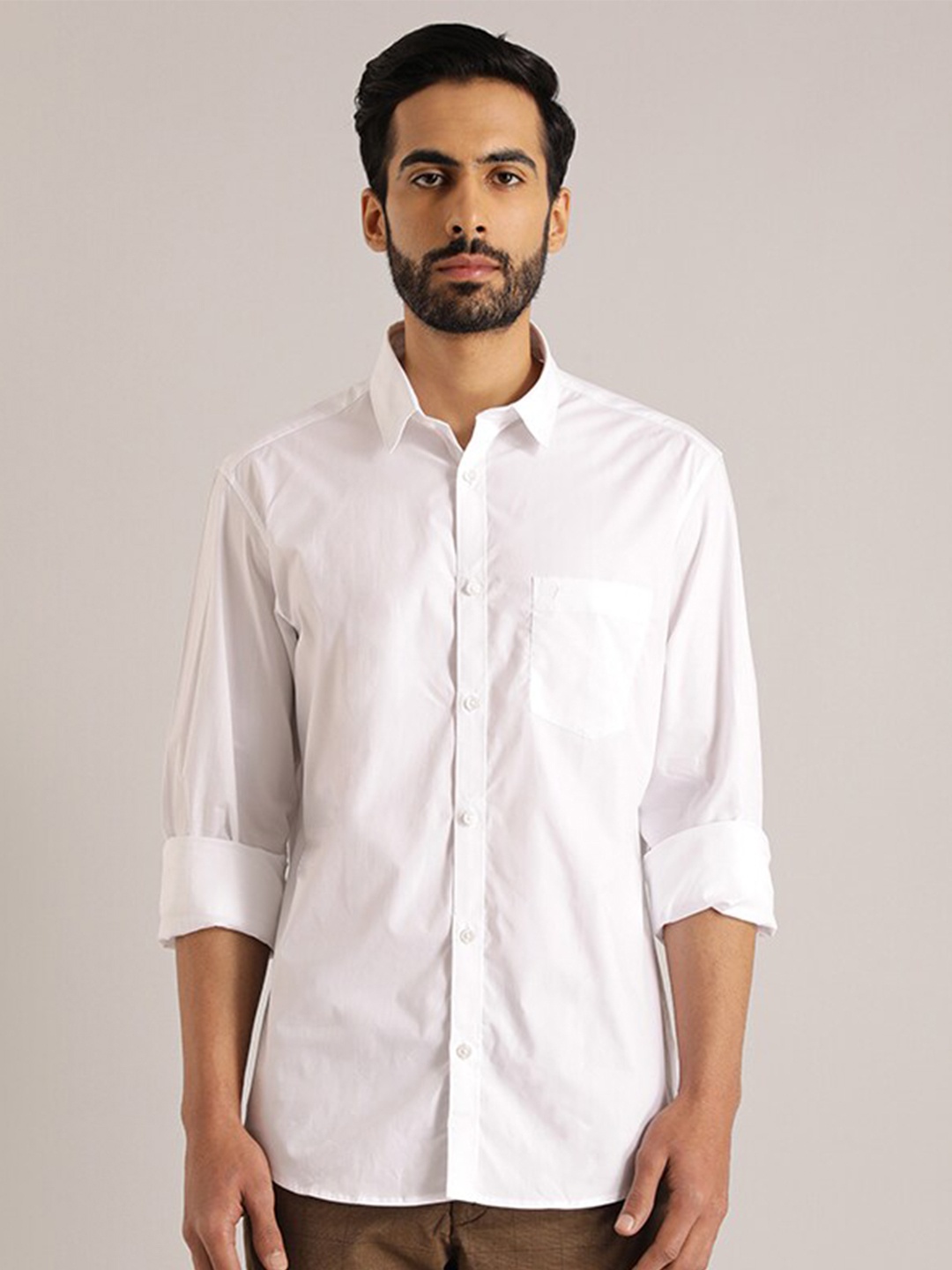 

Indian Terrain Opaque Casual Shirt, White