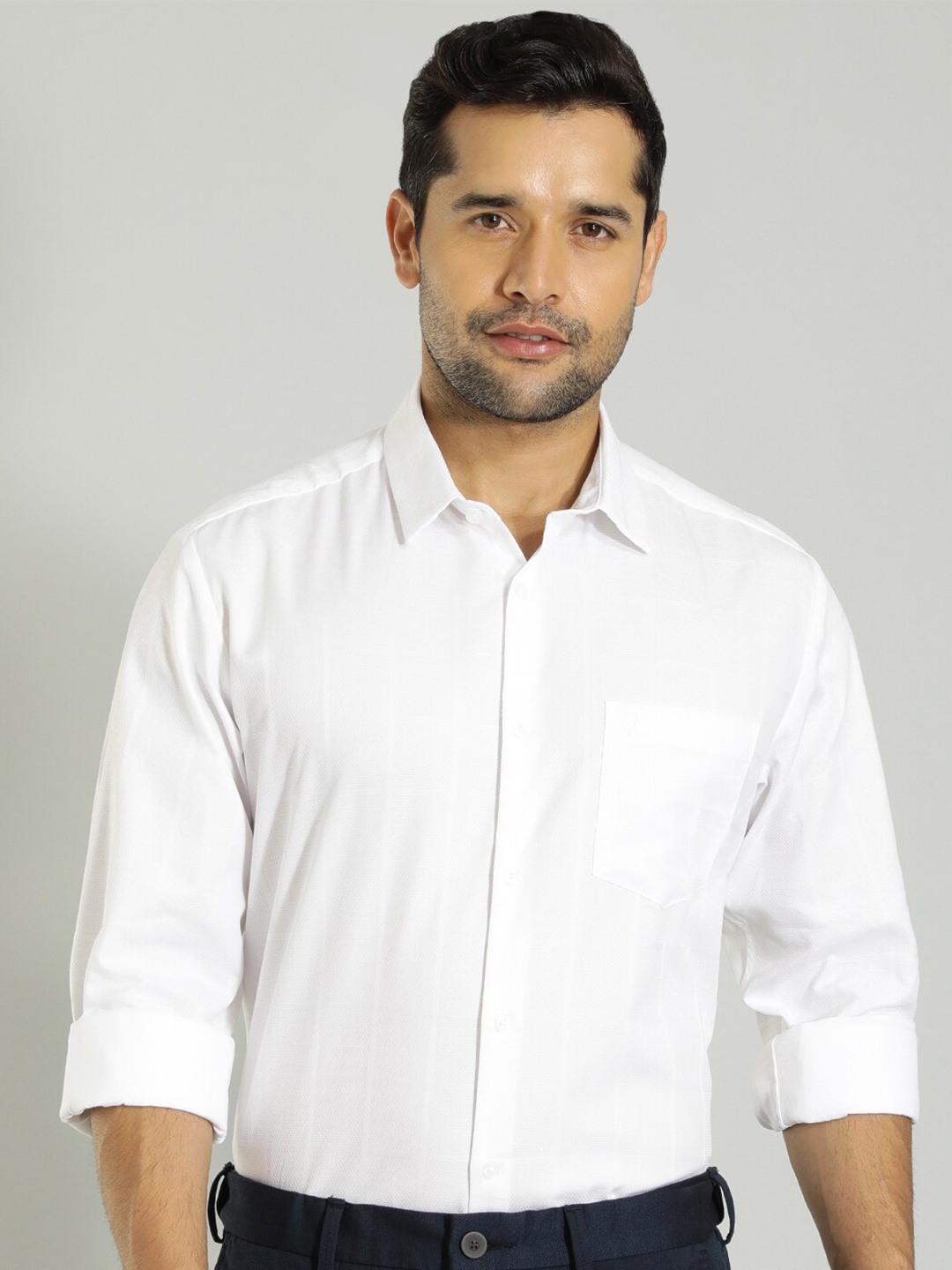

Indian Terrain Opaque Casual Shirt, White