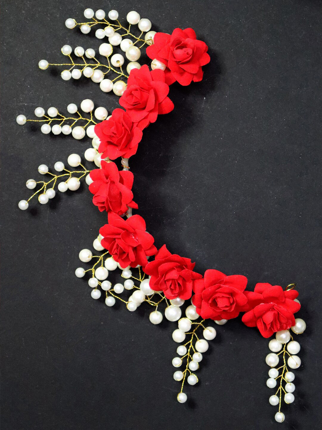 

Krelin Embellished Hair Accessory Set, Red