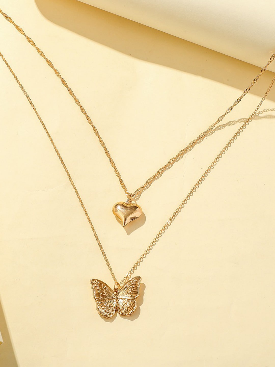 

VAGHBHATT Gold Plated Layered Necklace