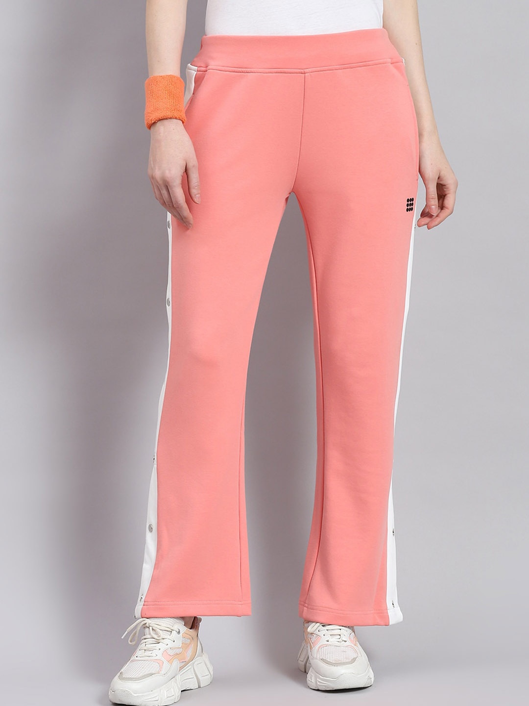 

rock.it Women Mid-Rise Regular Track Pants, Pink