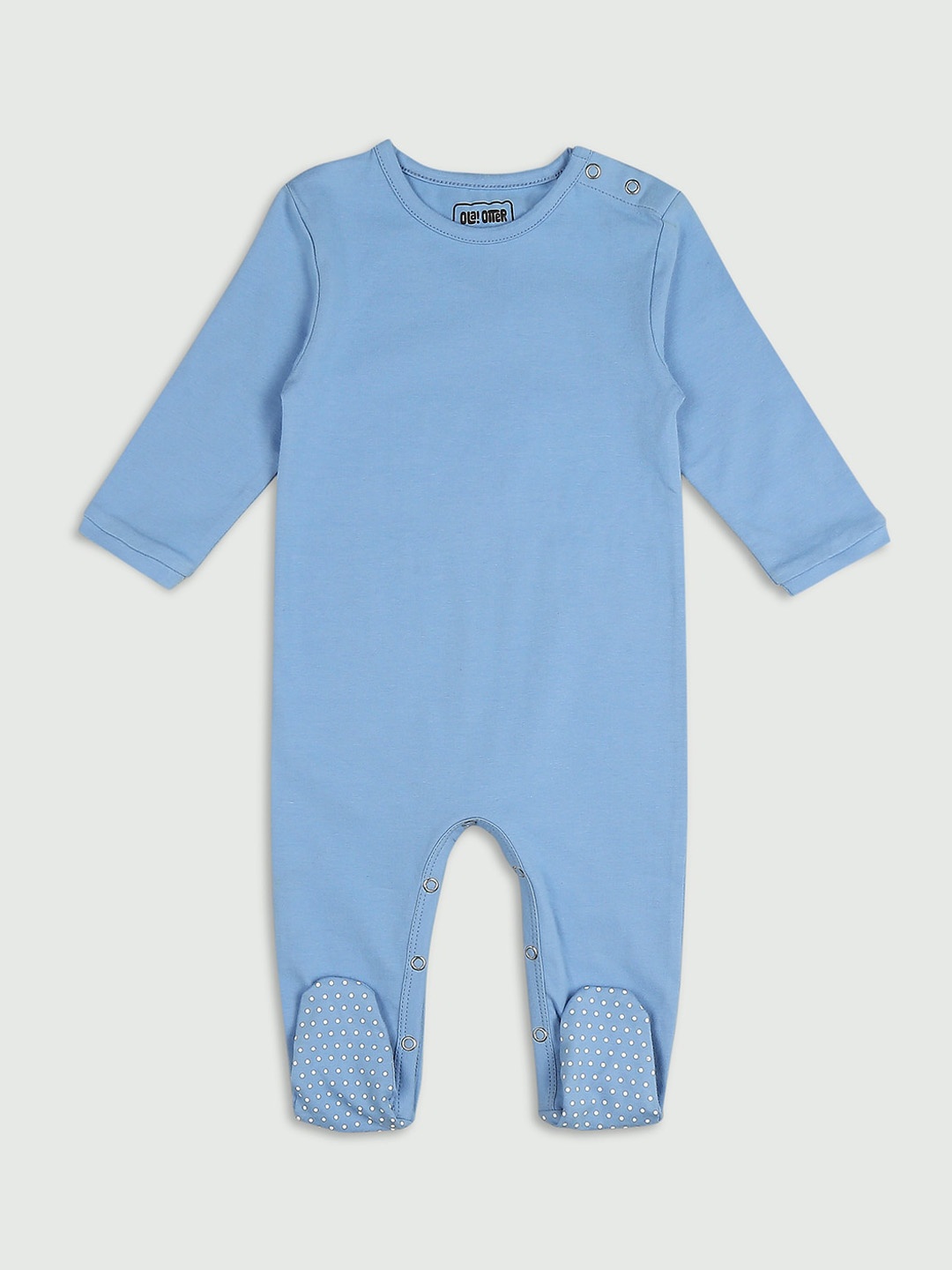 

Ola! Otter Infants Cotton Sleepsuit, Blue