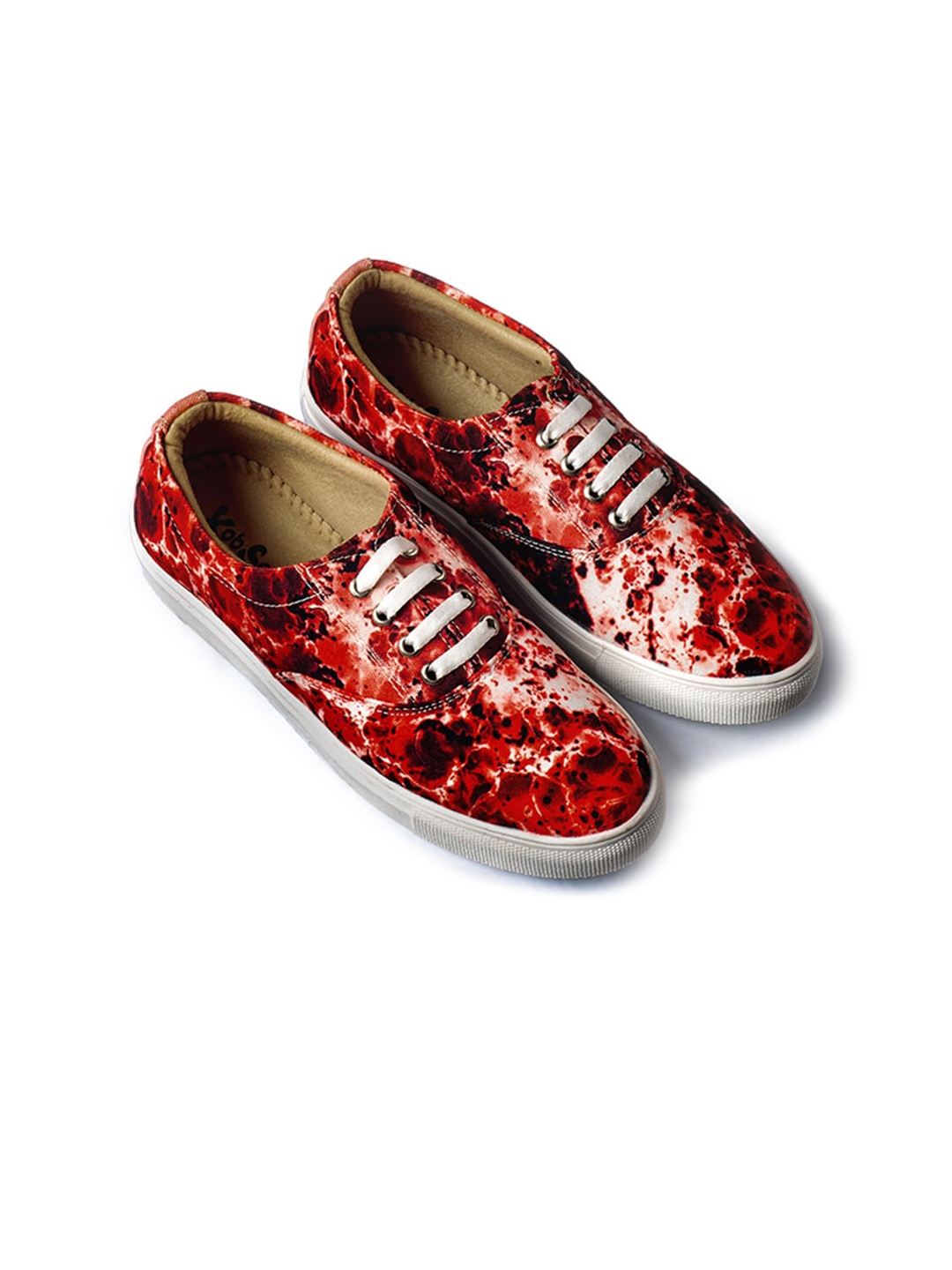 

KobSook Women Printed Lightweight Canvas Lightweight Sneakers, Maroon