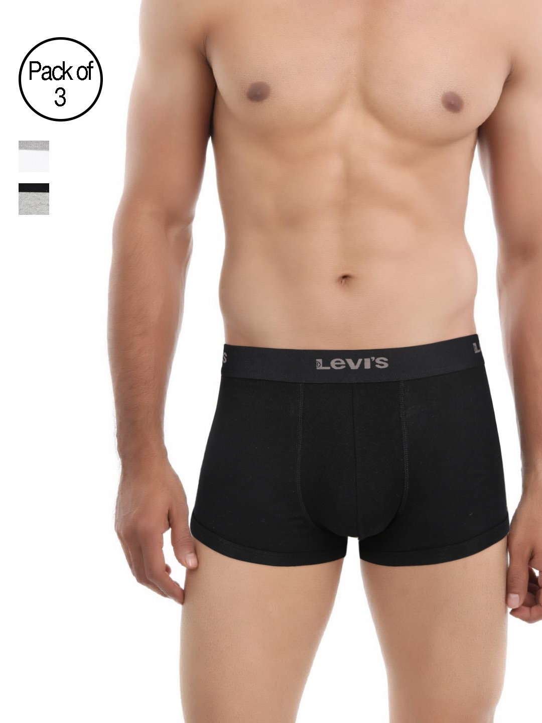 

Levis Men Pack of 3 Assorted Trunks 100CA