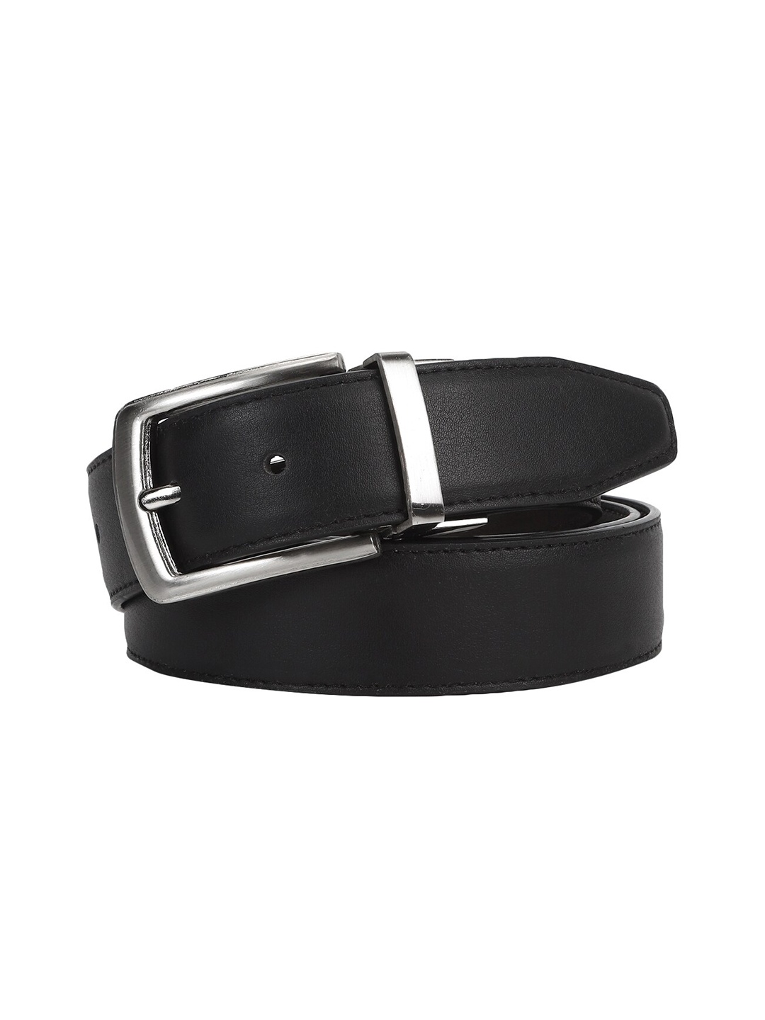 

UrbanMark Men Reversible Formal Belt, Black