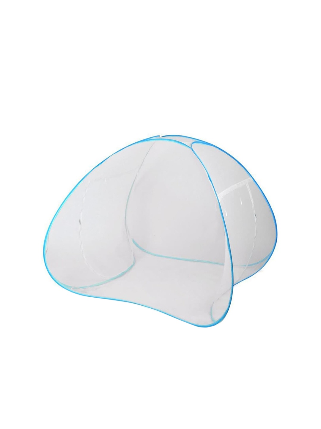 

HOMETALES Blue Synthetic Foldable King Size Mosquito Net
