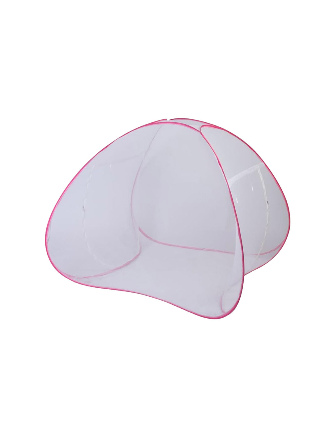 

HOMETALES Pink Foldable King Size Tent Mosquito Net