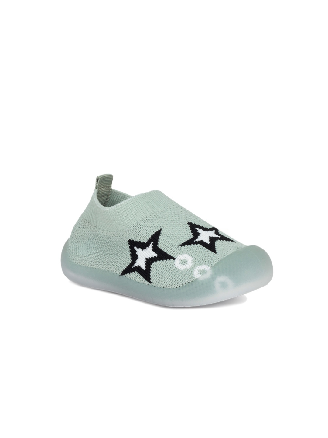 

Lil Lollipop Infants Printed Slip-On Booties, Sea green