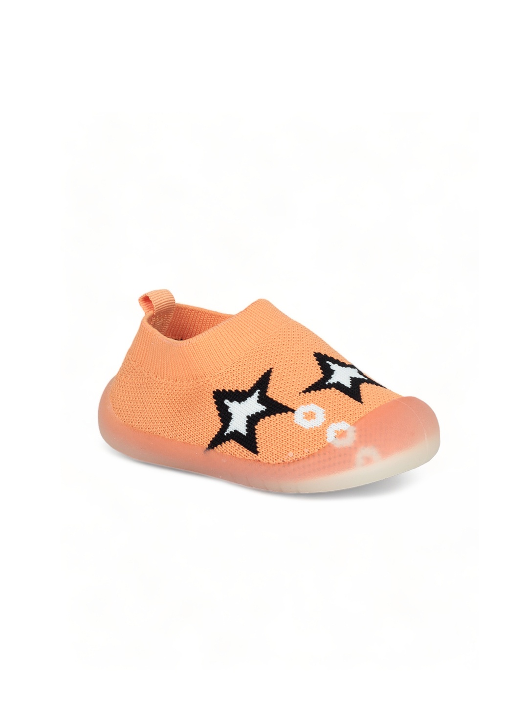 

Lil Lollipop Infants Printed Slip-On Booties, Orange